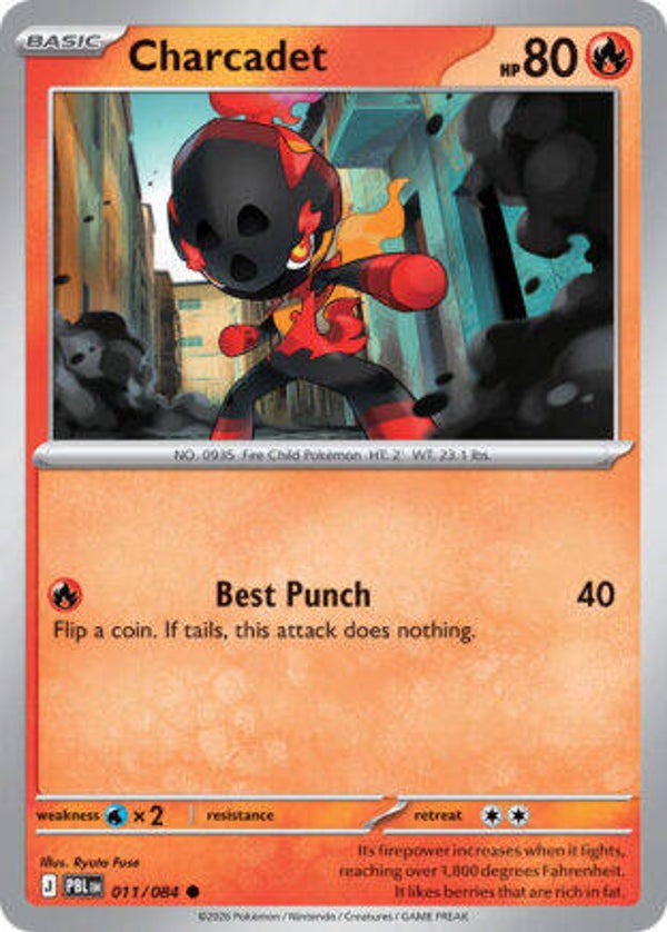 PBL 011 Charcadet reverse holo