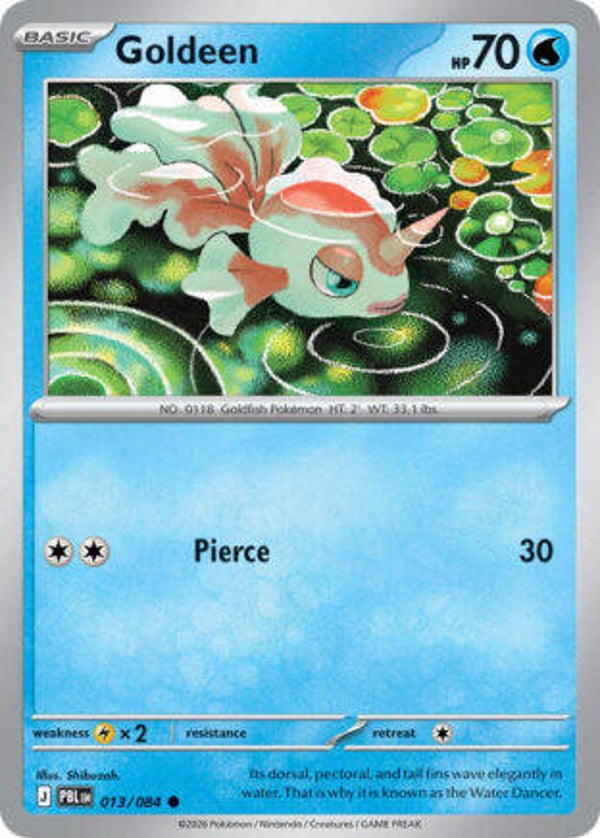 PBL 013 Goldeen reverse holo