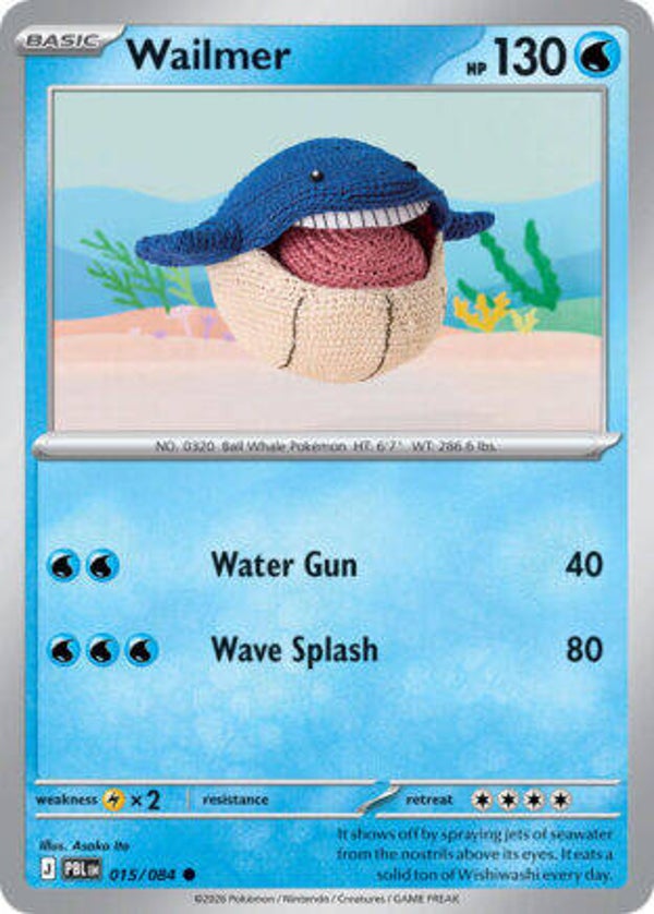PBL 015 Wailmer reverse holo