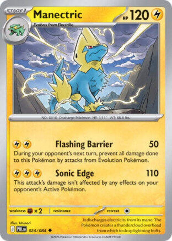 PBL 024 Manectric reverse holo