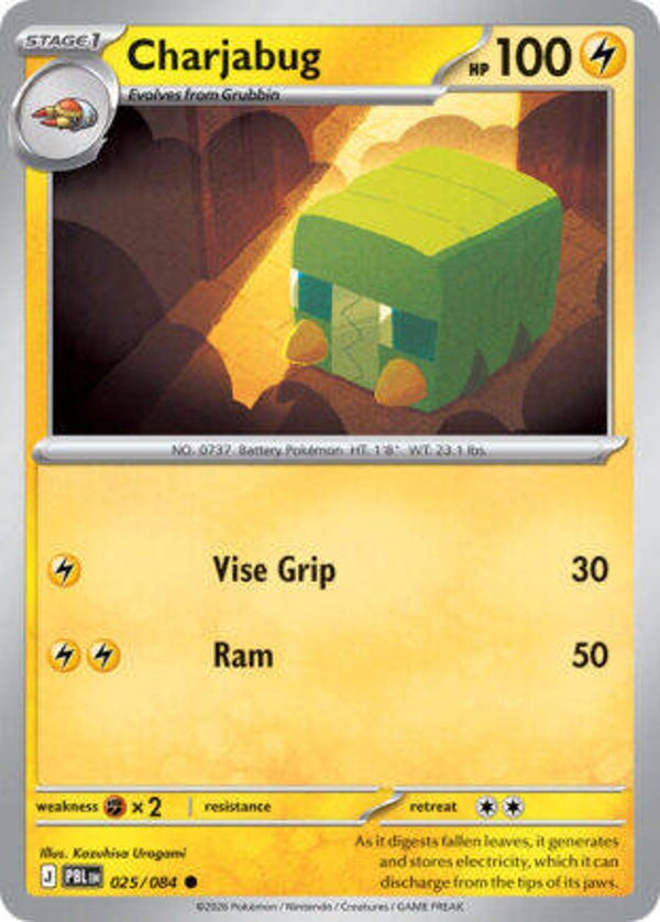 PBL 025 Charjabug reverse holo