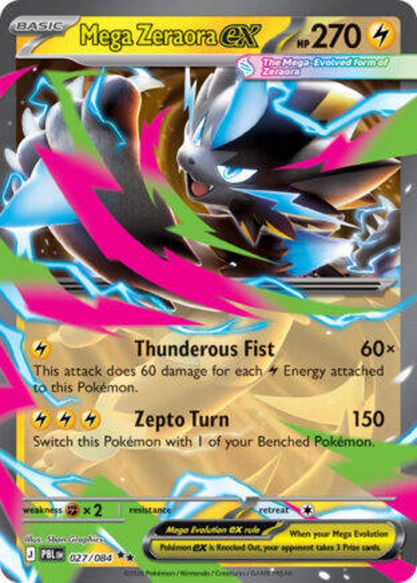 PBL 027 Mega Zeraora EX