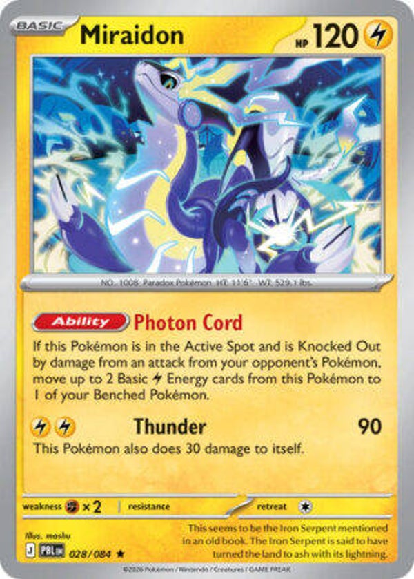 PBL 028 Miraidon reverse holo