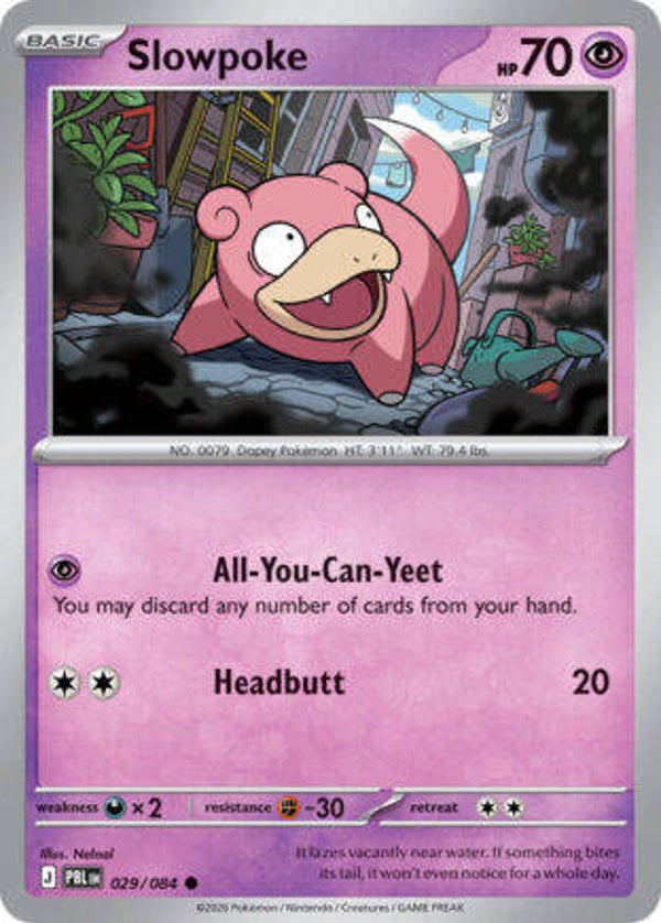 PBL 029 Slowpoke reverse holo