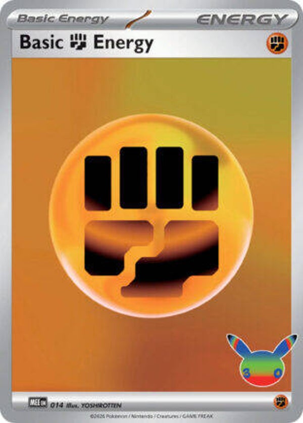 30C Energy 014 Basic Fightning Reverse Holo