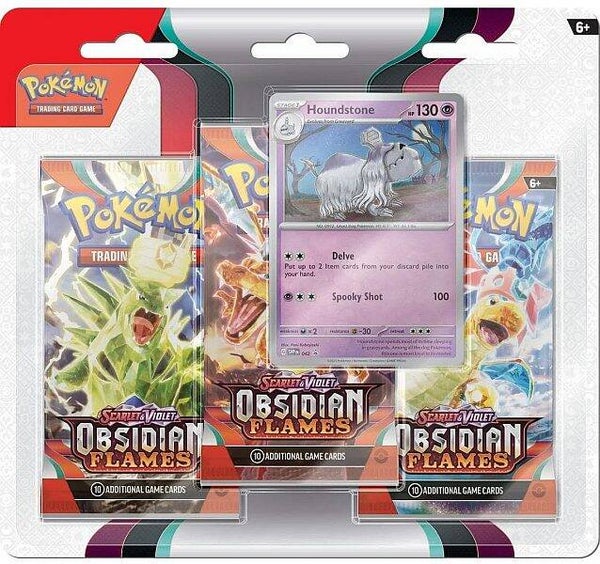 Obsidian Flames 3 pack blister Houndstone