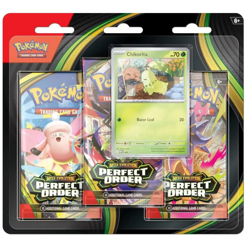 Perfect Order 3 pack blister Chikorita