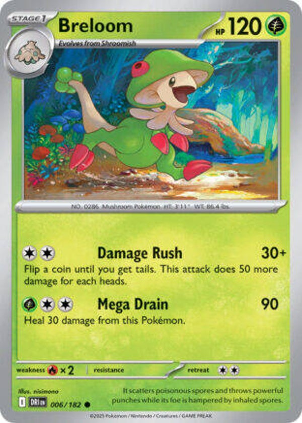 DRI 006 Breloom reverse holo