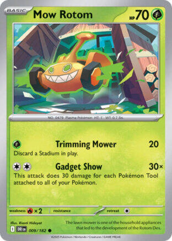 DRI 009 Mow Rotom reverse holo