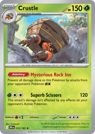 DRI 012 Crustle reverse holo