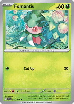 DRI 013 Fomantis reverse holo