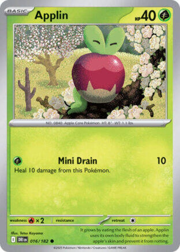 DRI 016 Applin reverse holo