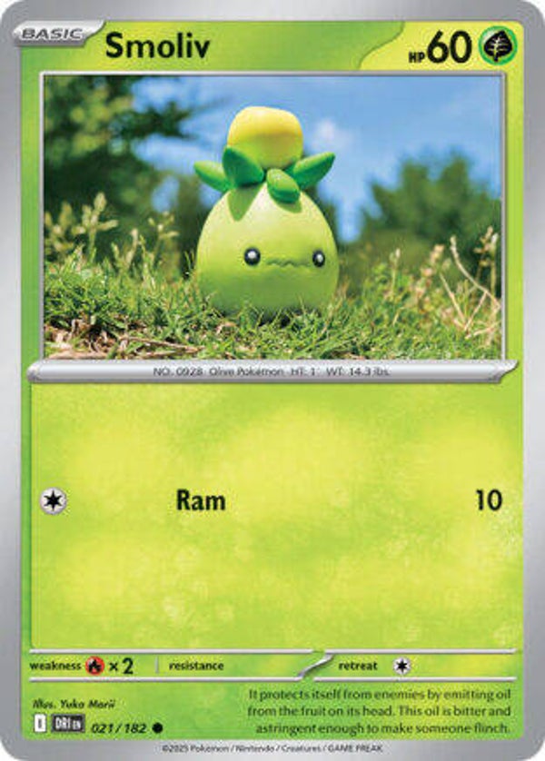 DRI 021 Smoliv reverse holo