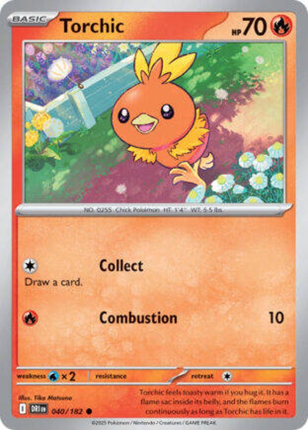 DRI 040 Torchic reverse holo