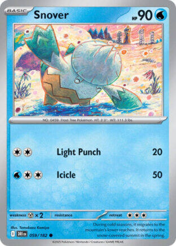 DRI 059 Snover reverse holo