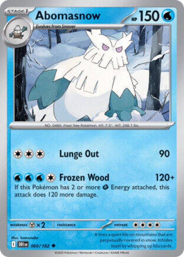 DRI 060 Abomasnow reverse holo