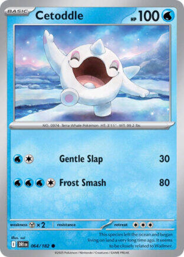 DRI 064 Cetoddle reverse holo