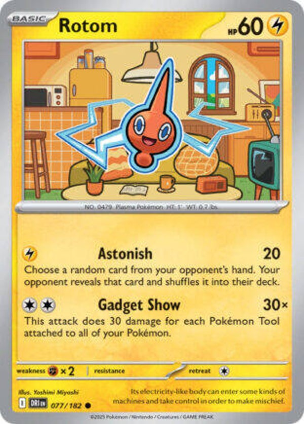 DRI 077 Rotom reverse holo