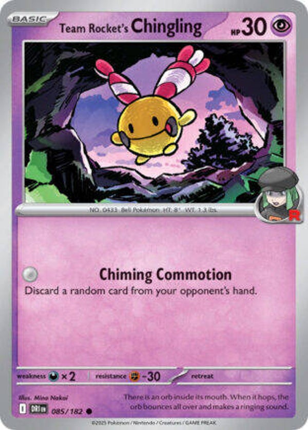 DRI 085 Team Rocket's Chingling reverse holo