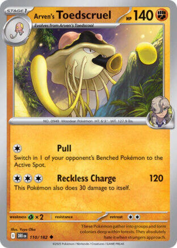 DRI 110 Arven's Toedscruel reverse holo