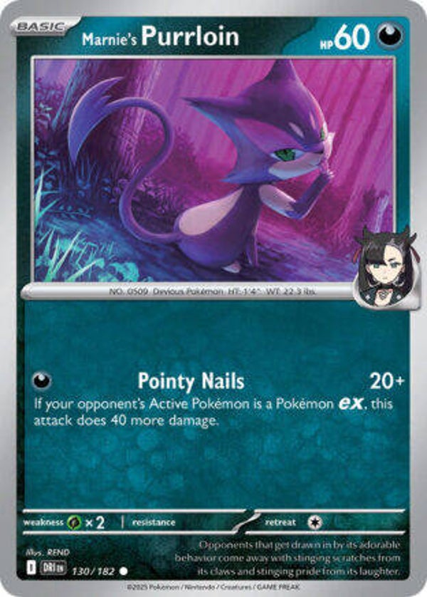 DRI 130 Marnie's Purrloin reverse holo