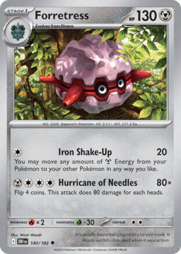 DRI 140 Forretress reverse holo