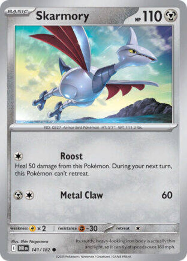 DRI 141 Skarmory reverse holo