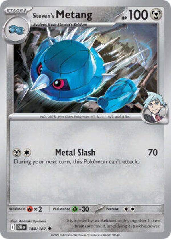 DRI 144 Steven's Metang reverse holo