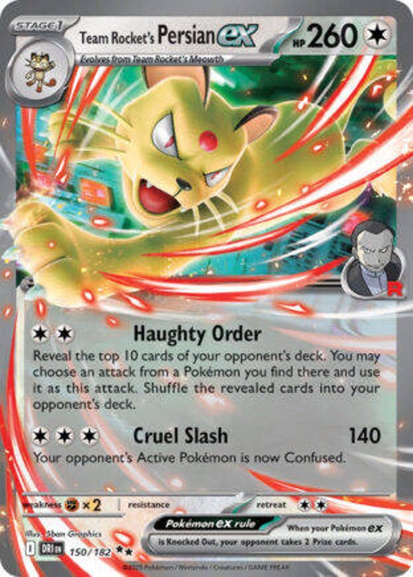 DRI 150 Team Rocket's Persian EX