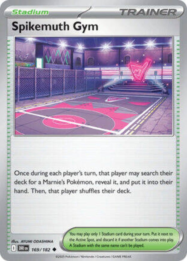 DRI 169 Spikemuth Gym reverse holo