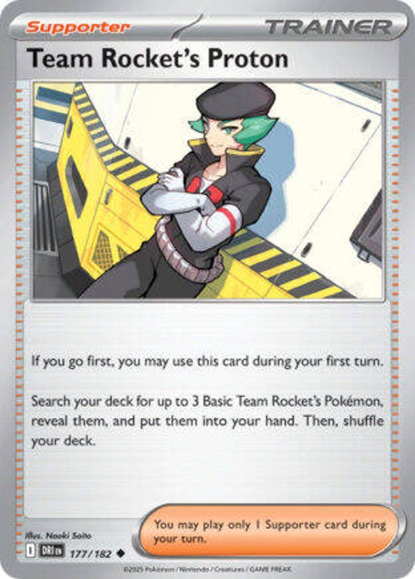 DRI 177 Team Rocket's Proton reverse holo