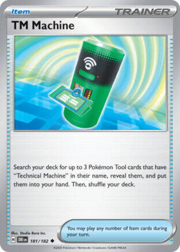 DRI 181 TM Machine reverse holo