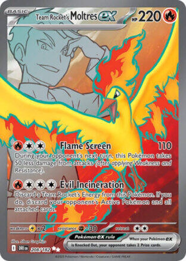 DRI 208 Team Rocket's Moltres EX