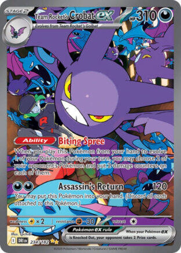 DRI 234 Team Rocket's Crobat EX