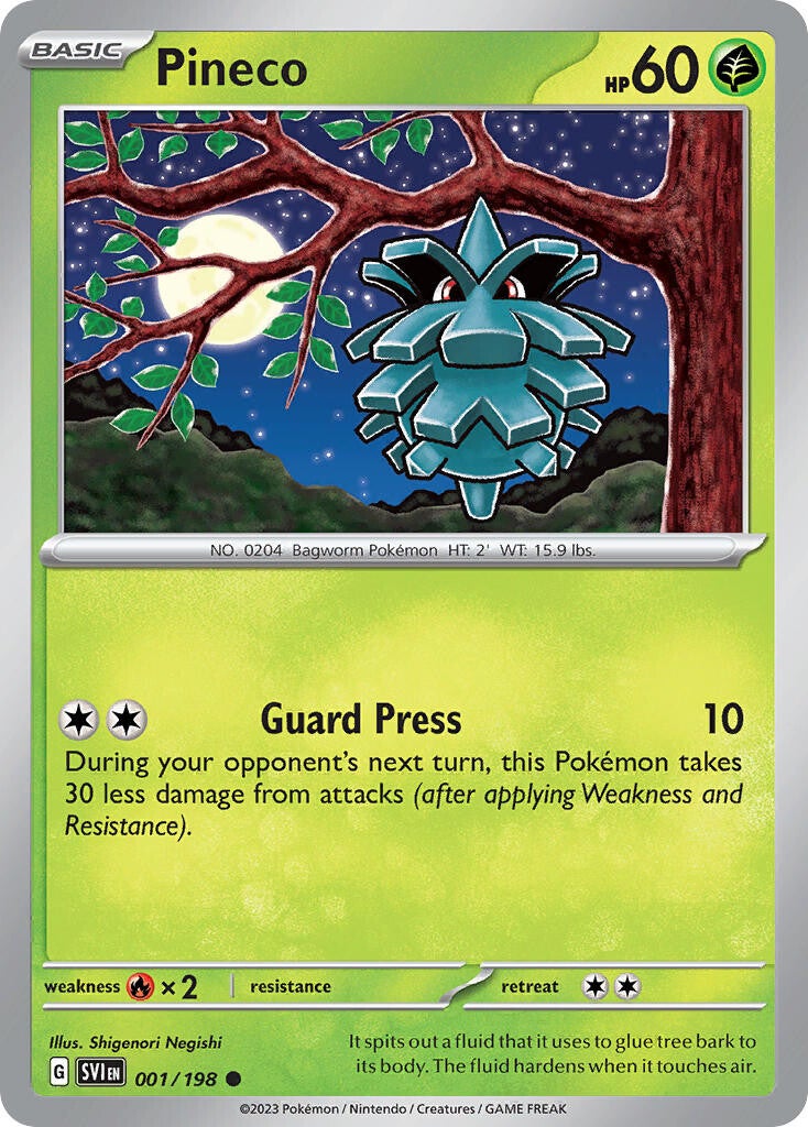 SVI 001 Pineco reverse holo