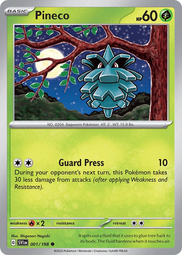 SVI 001 Pineco reverse holo