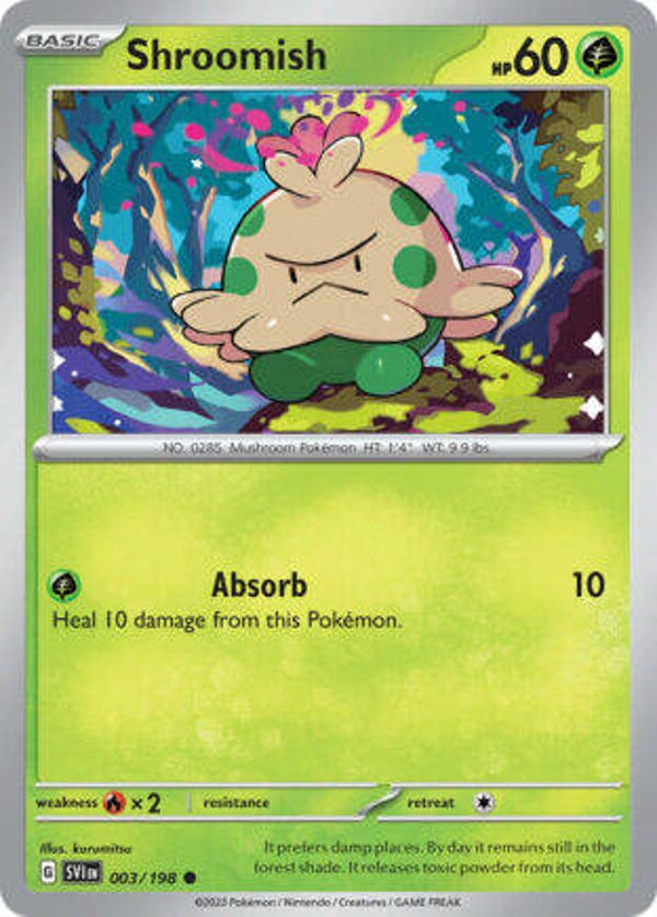 SVI 003 Shroomish reverse holo
