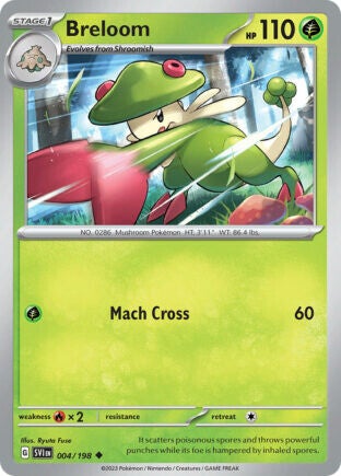 SVI 004 Breloom reverse holo