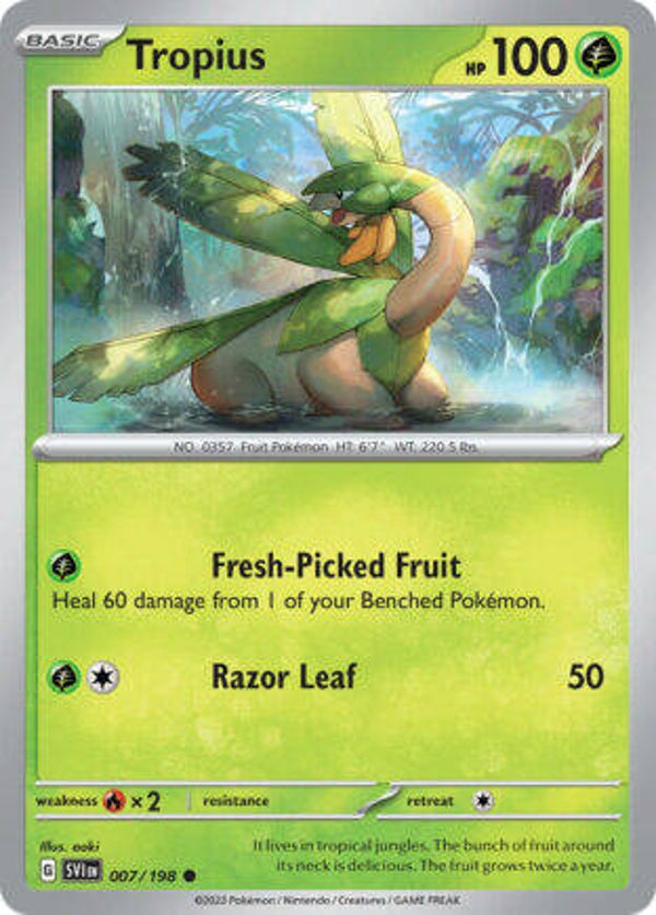 SVI 007 Tropius reverse holo