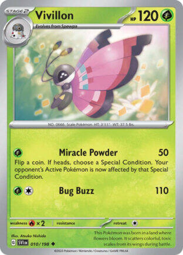 SVI 010 Vivillon reverse holo