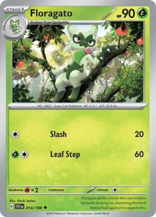 SVI 014 Floragato reverse holo