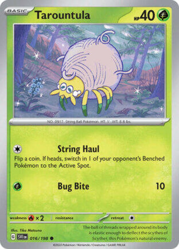 SVI 016 Tarountula reverse holo