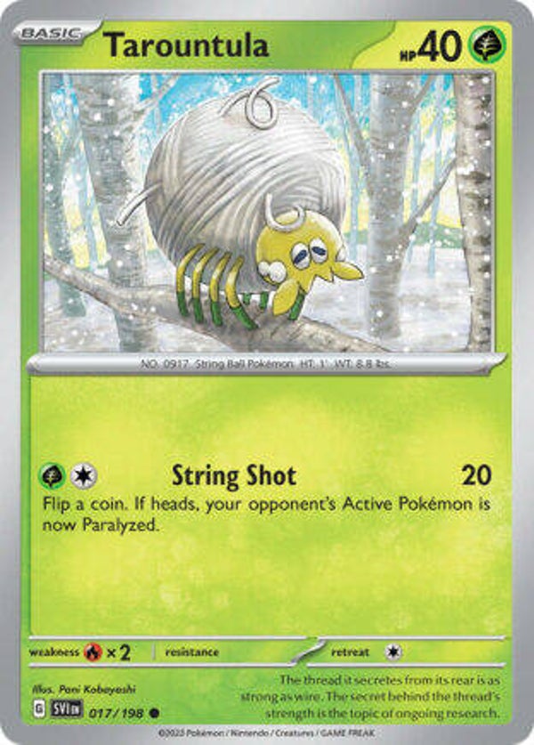 SVI 017 Tarountula reverse holo