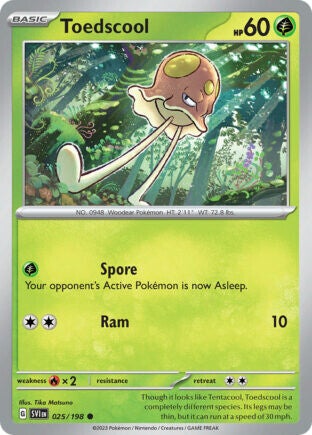 SVI 025 Toedscool reverse holo