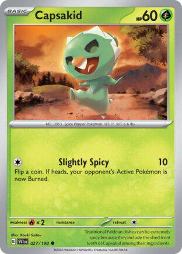 SVI 027 Capsakid reverse holo