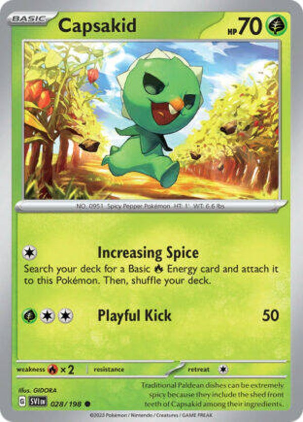 SVI 028 Capsakid reverse holo