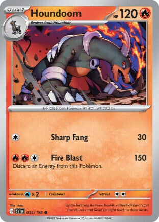 SVI 034 Houndoom reverse holo
