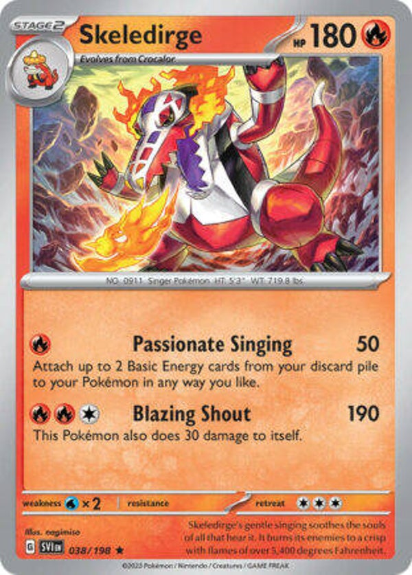 SVI 038 Skeledirge reverse holo