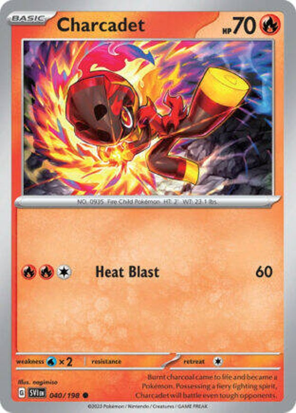 SVI 040 Charcadet reverse holo
