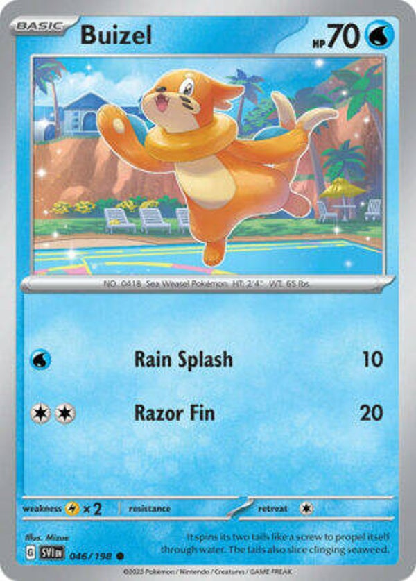 SVI 046 Buizel reverse holo